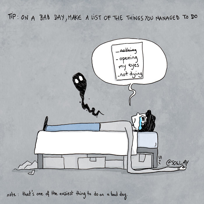 Faptul ca ai reusit sa ajungi la sfarsitul unei zile ti se pare, in sine, o realizare