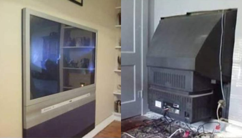 A vrut un televizor cu ecran plat...