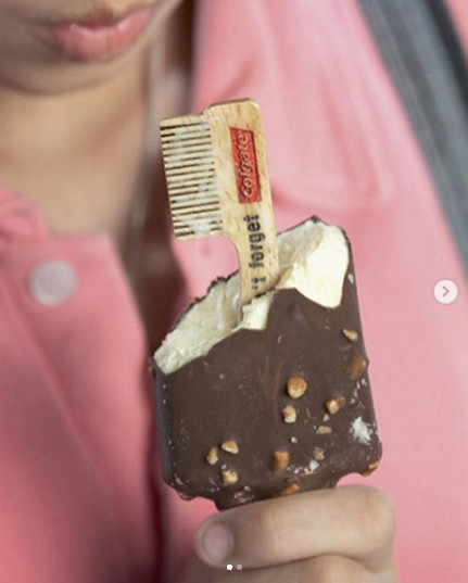 Aceasta inghetata iti aminteste sa te speli pe dinti dupa ce o mananci