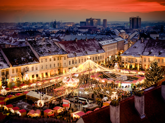 Targul de Craciun din Sibiu, Romania