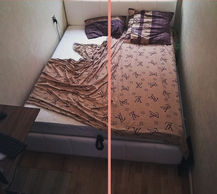 Partea lui de pat vs partea ei de pat