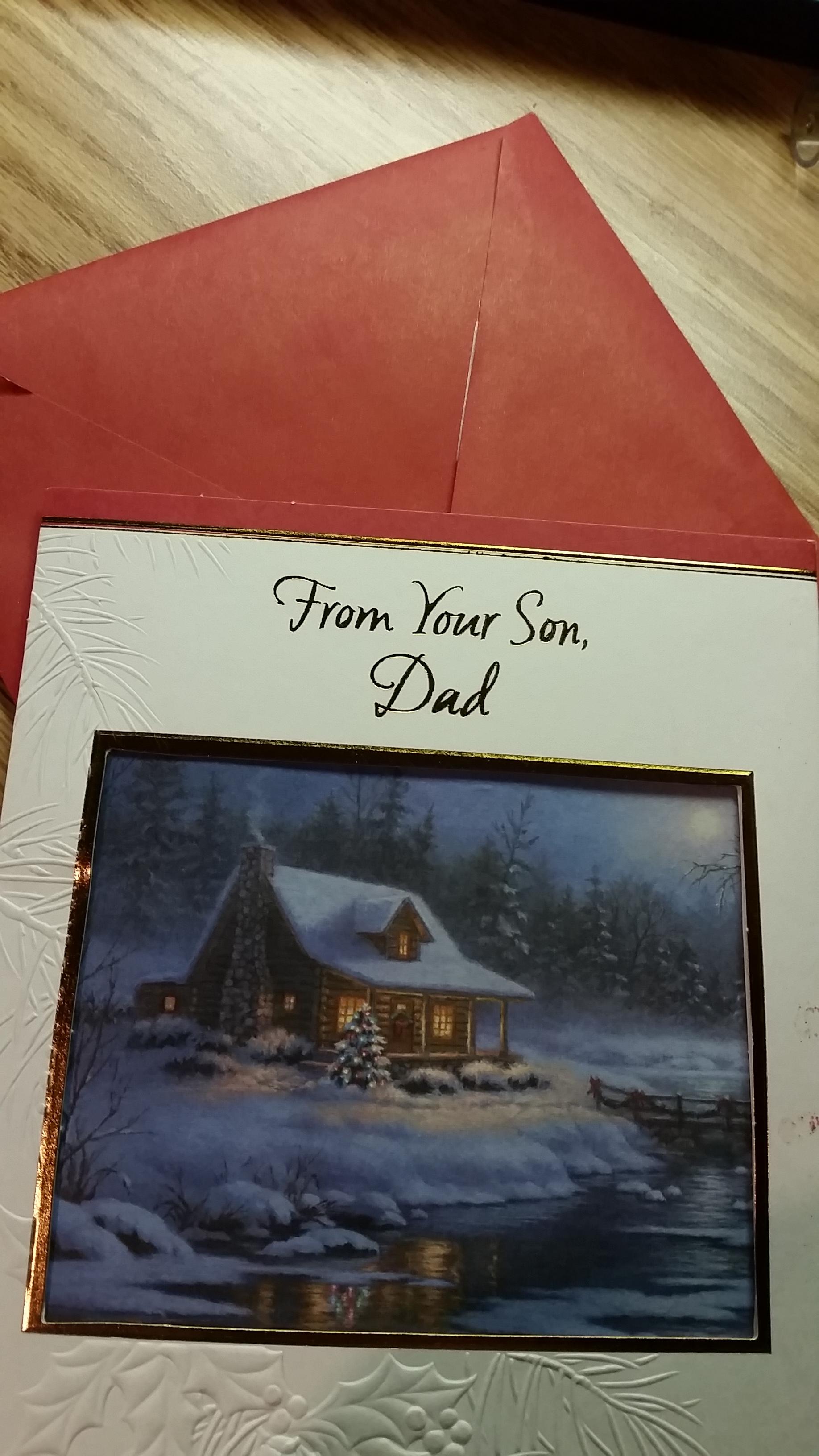 Cadou de la fiu catre tata