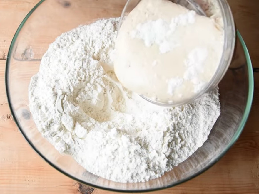 Vasul in care se pregateste aluatul sa fie cald