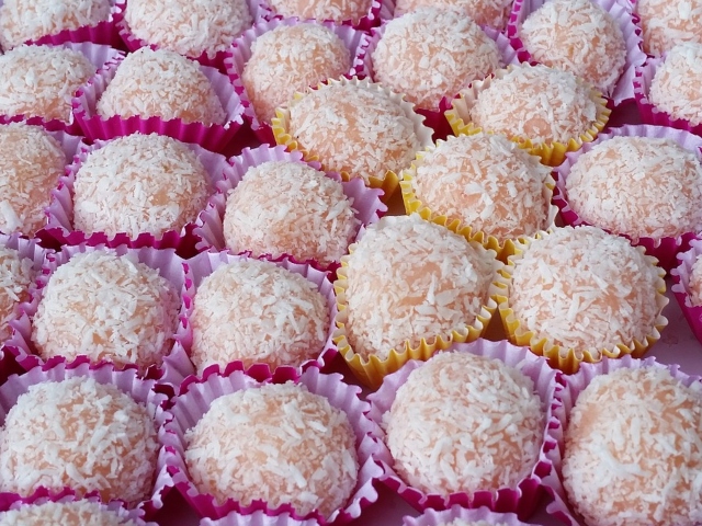 Bomboane cu cocos