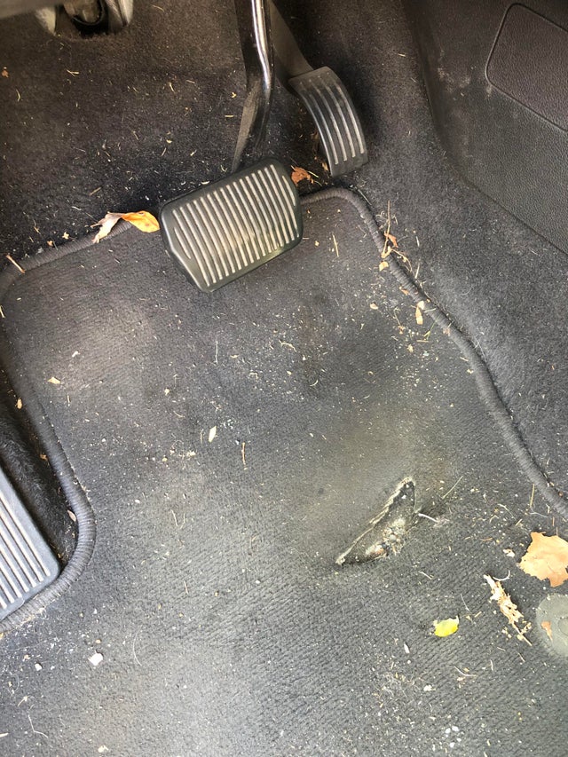 Asa arata presul din masina din cauza pantofilor cu toc