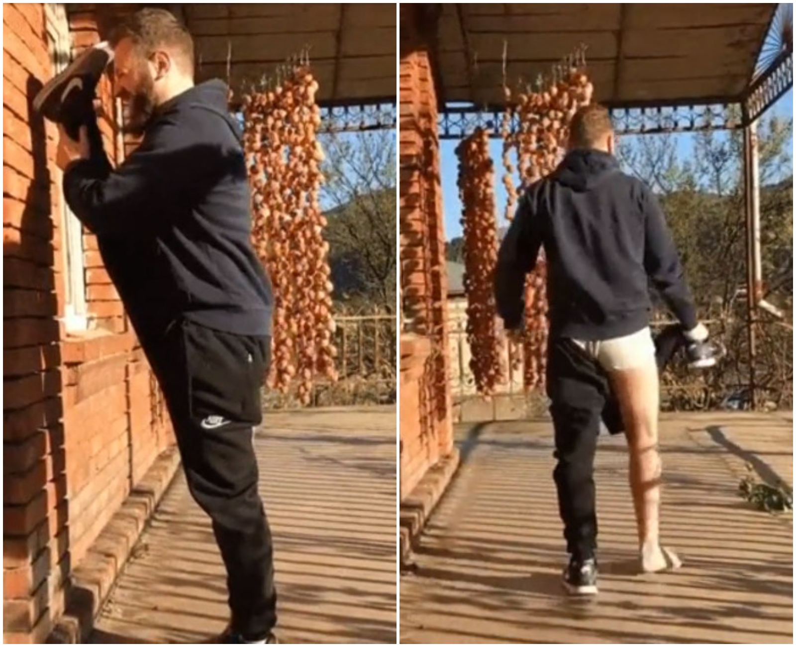 Un mod bizar de a-ti surprinde vecinii dimineata