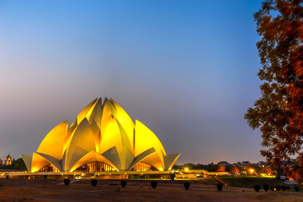 1. Templul Lotus - Bahapur, India