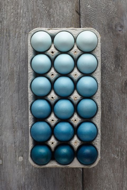 Ouă de Paște vopsite Ombre