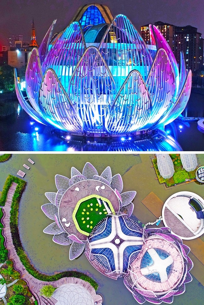 1. Clădirea Lotus din Wujin, China