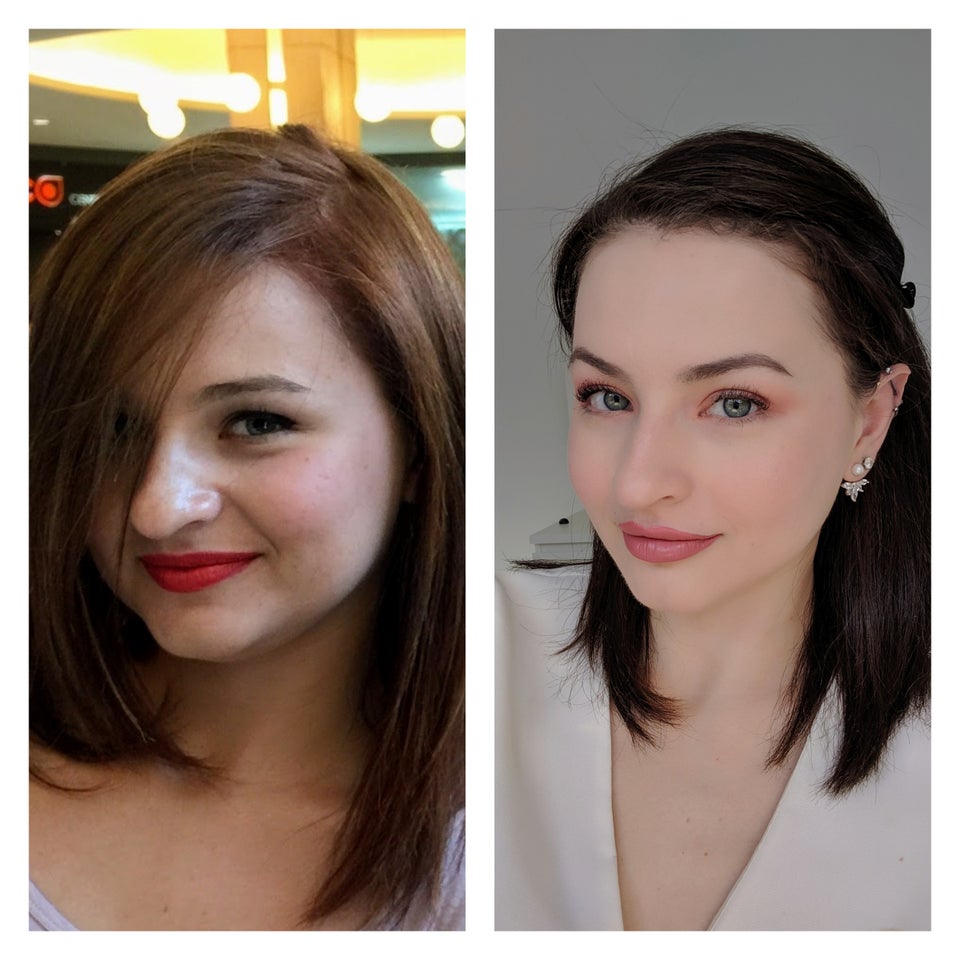 Doar 6 luni diferență între cele două poze, dar diferența este majoră