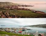 Orașul Hammerfest, Norvegia - 1890 vs. prezent