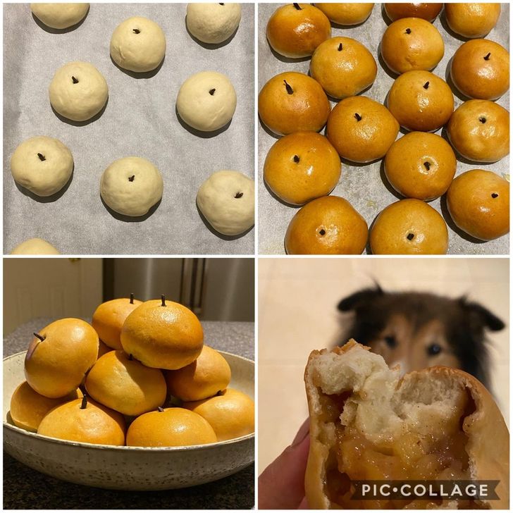 „Chifle umplute cu mere? Seamănă mai mult cu mandarinele”