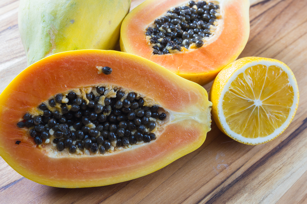 Lămâie și papaya