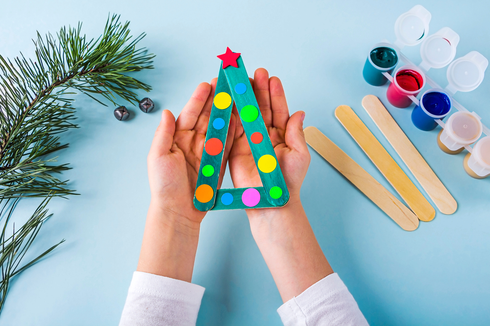 Decorațiuni din bețe de lemn