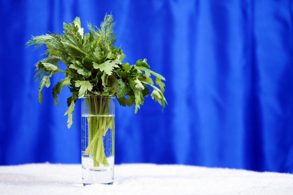 Pune-le într-un pahar cu apă