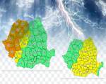 Avertizări meteorologice - Cod galben și Cod portocaliu