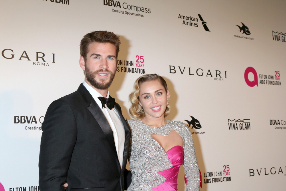 Miley Cyrus și Liam Hemsworth