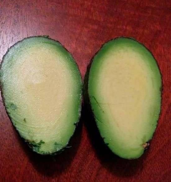Un avocado perfect, fara smbure