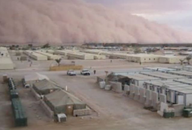 Furtuna de nisip, Irak