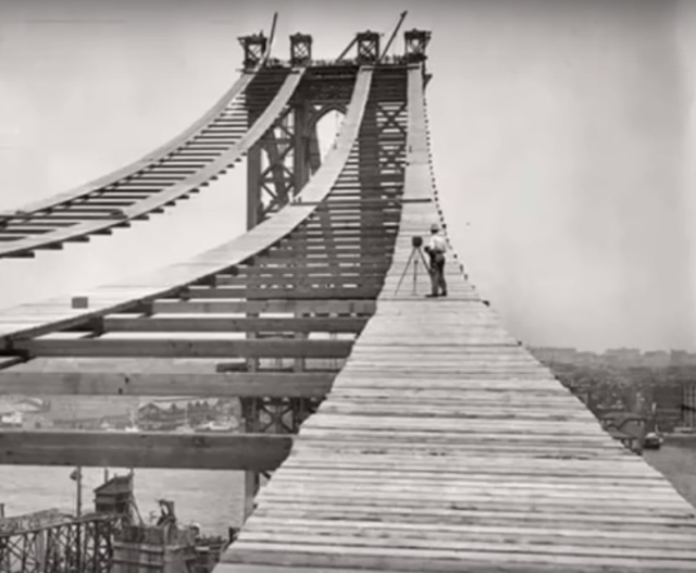 Construirea podului Manhattan, 1908