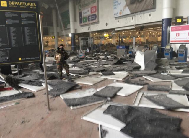 Sala aeroportului din Bruxelles