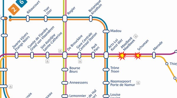 Explozie la metrou