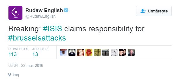 BREAKING NEWS: ISIS revendica atacurile