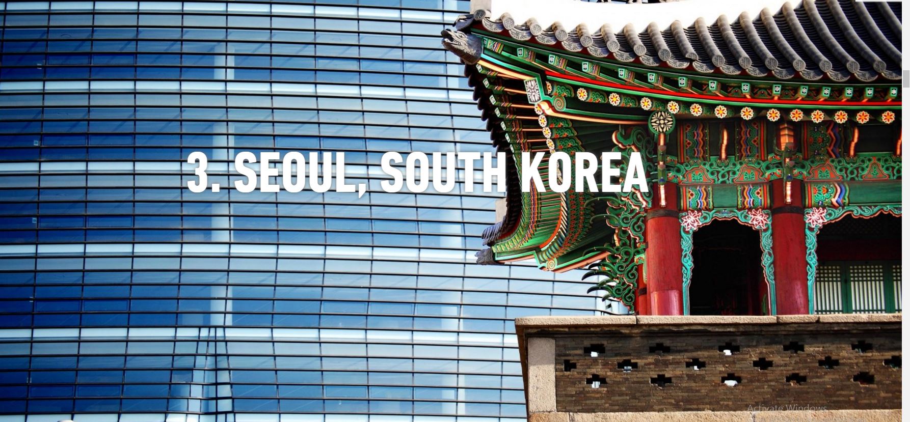 3. Seul, Coreea de Sud