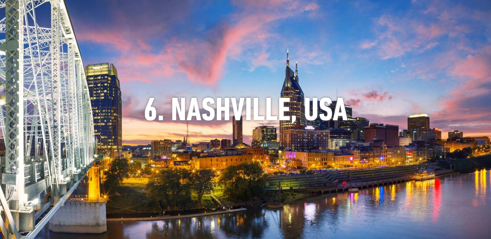 6. Nashville, SUA