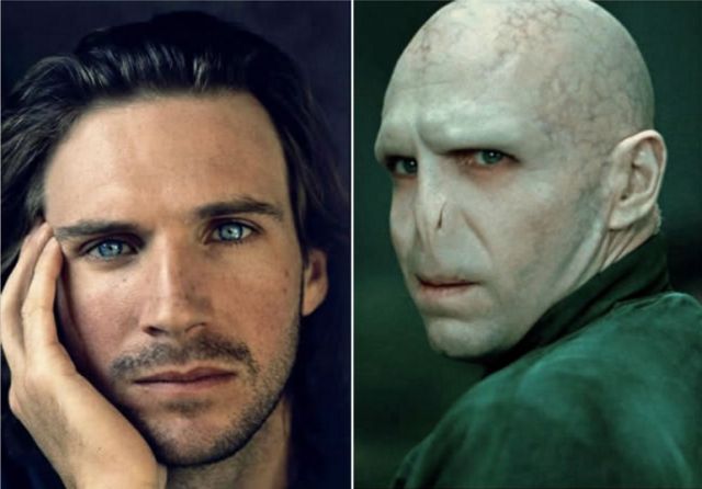 Ralph Fiennes - Lord Voldemort in "Harry Potter"