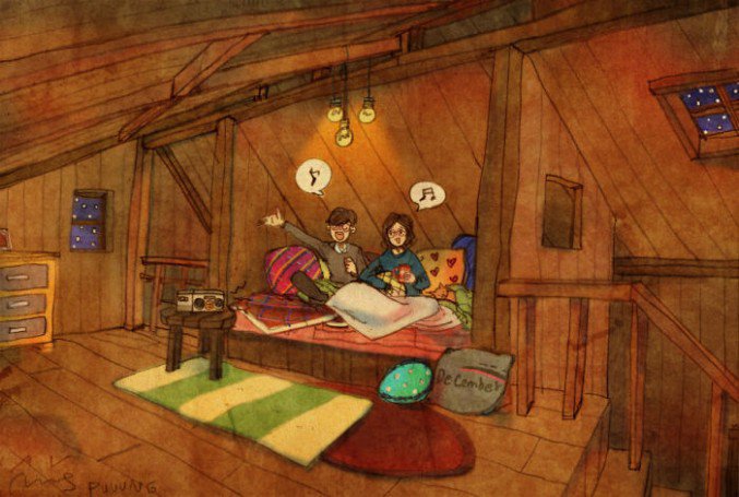 Cantand in momentele de fericire