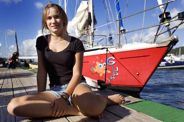 2. Laura Dekker a navigat in jurul lumii singura la 14 ani