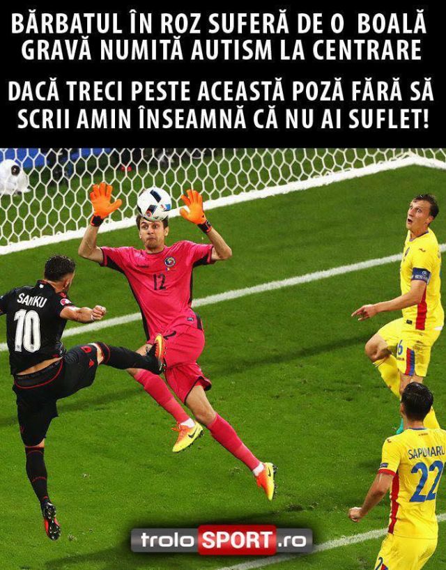 Chiriches si Tatarusanu - Spectatori la golul albanez