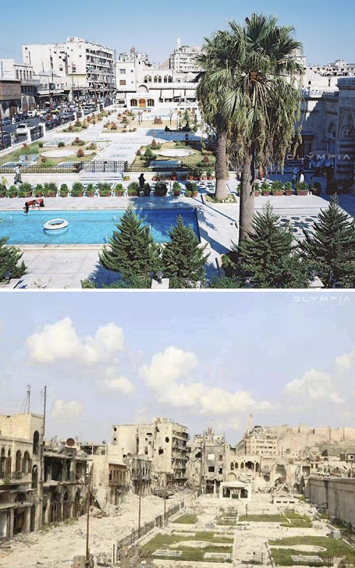 Zona de centru din Aleppo