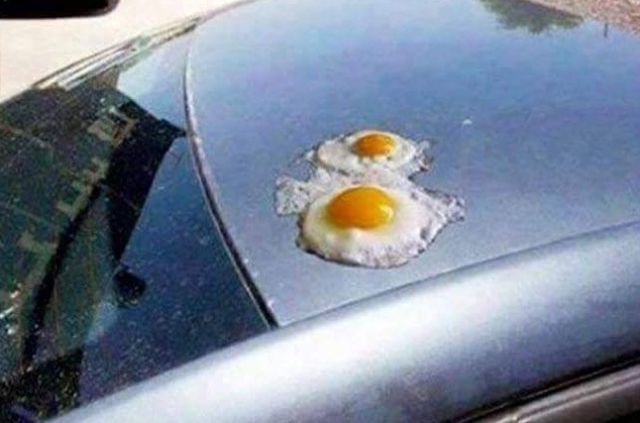 Dupa cateva ore in soare, poti face ochiuri pe plafonul msinii