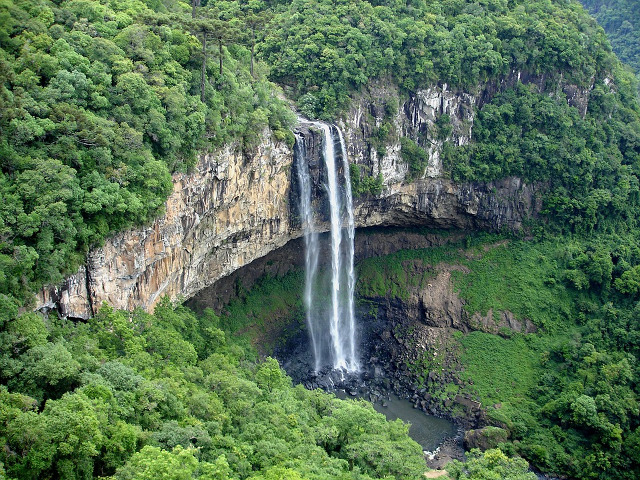 Cascada del Caracol, Brazilia