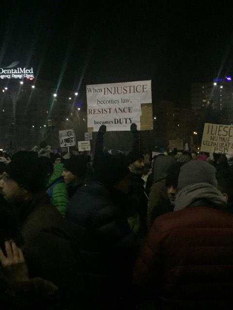 "Cand nedreptatea devine lege, rezistenta devine datorie"