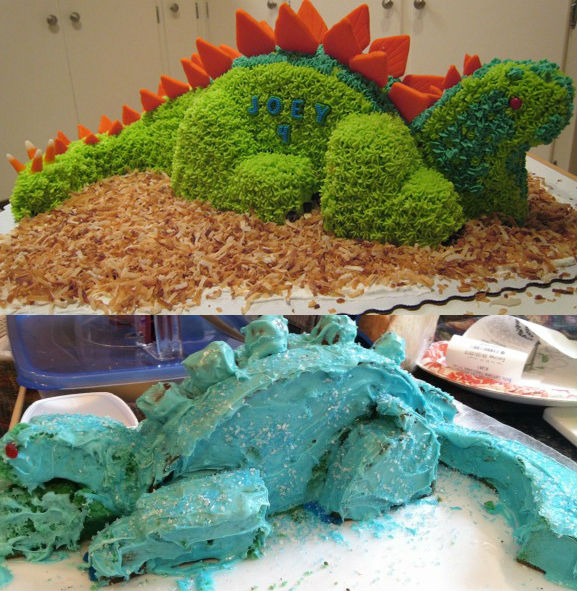 Esecuri in bucatarie: deserturi dezastroase