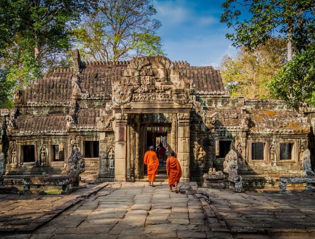 Grandoarea arhitecturala corespunde stilului templelor dinastiei imperiale Khmere