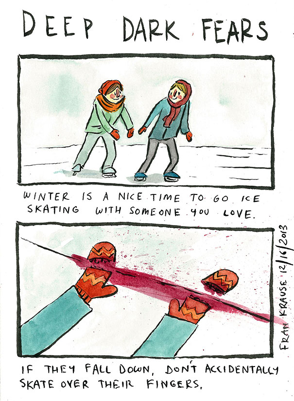 Teama ca iti vei taia degetele la patinaj...