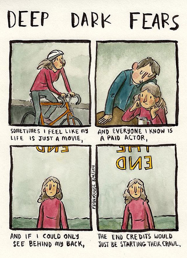 Teama ca nu cumva toate persoanele din jurul nostru sa fie actori si sa joace un rol...