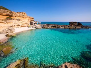 Playa de Migjorn, Formentera, Spania