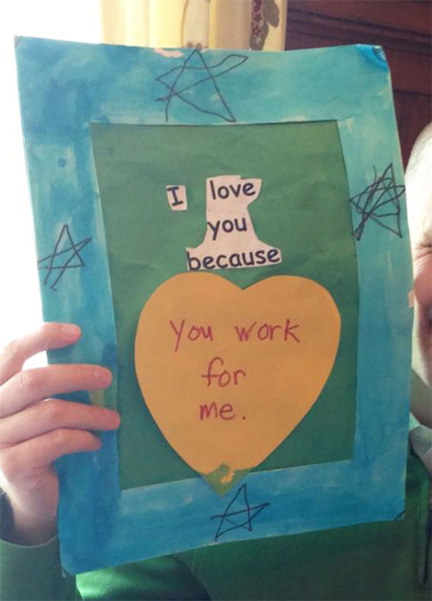 "Te iubesc pentru ca muncesti pentru mine". O declaratie sincera a unui copil, pentru tatal sau