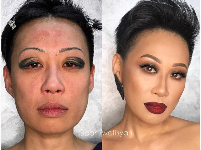 Make-up tatuat si pete rosiatice