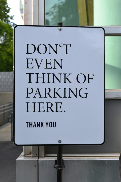 Nici sa nu te gandesti sa parchezi aici