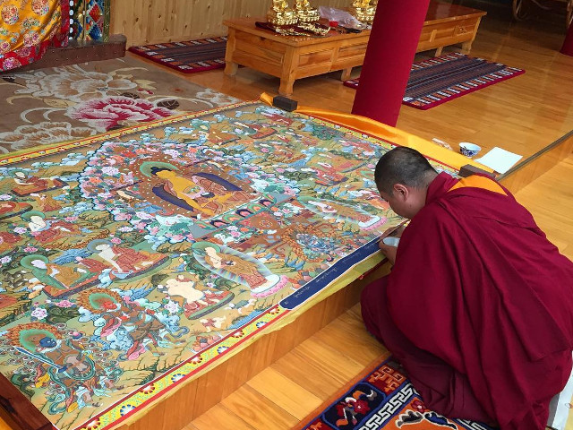 Budismul tibetan are o puternica afinitate pentru arta si frumusete vizuala
