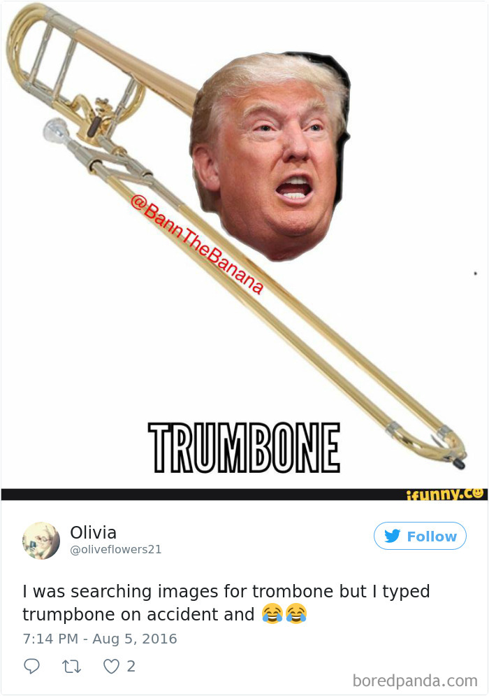 "Trompbone" in loc de "trombone"