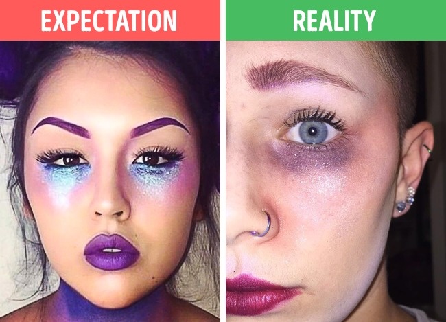 Ideile de make-up de pe Instagram sunt, in realitate, aproape imposibil de pus in practica