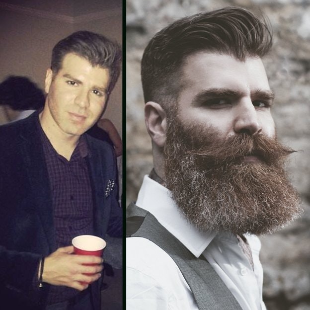 Fotografii care dovedesc ca barbatii pot deveni de nerecunoscut daca nu se mai barbieresc