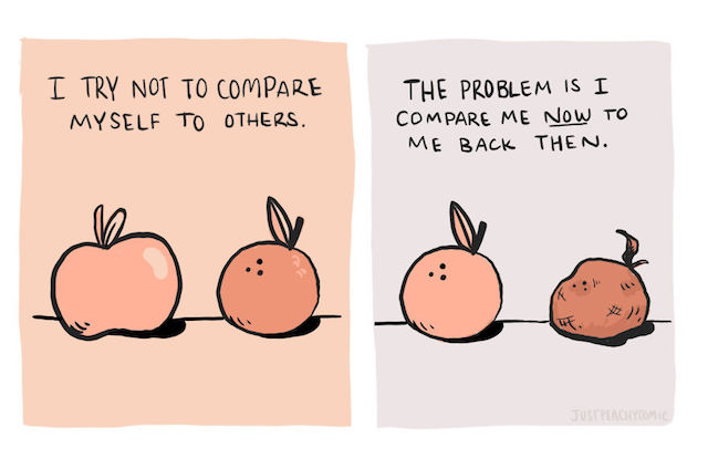 Te compari mereu cu cel care ai fost in trecut